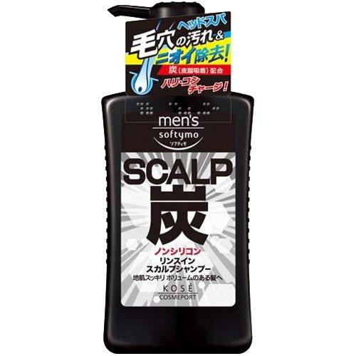 4971710384031 【12個入】 メンズソフティモリンスインシャンプー炭550ML【キャンセル不可】 メンズ ソフティモ リンスイン スカルプシャンプー (炭) ( 550ml