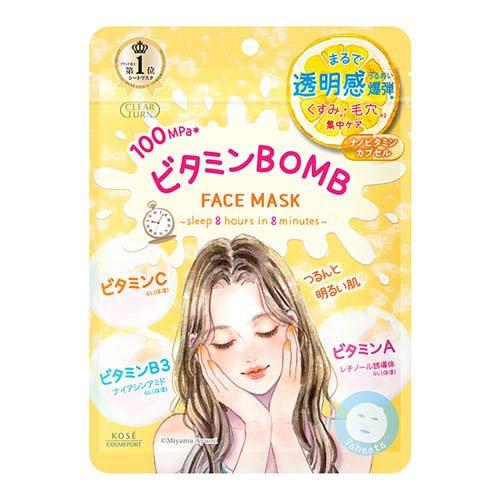 クリアターン ビタミンBOMBマスク ( 7枚入 )/ : 爽快ドラッグ - 通販