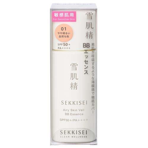 雪肌精 クリアウェルネス エアリースキンヴェール BBエッセンス 01