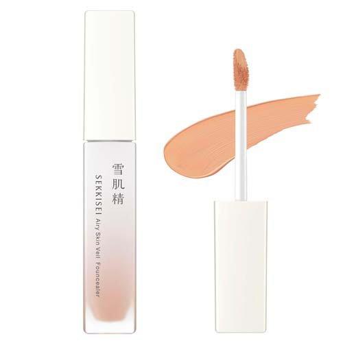 新品AIRY ナチュラルビューティ ファンシーラー＜ファンデーション＞ 雪肌精 クリアウェルネス エアリースキンヴェール ファンシーラー