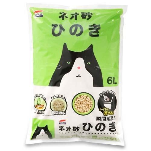 ネオ砂 ヒノキ ( 6L )/ ネオ・ルーライフ(NEO Loo LIFE) : 爽快