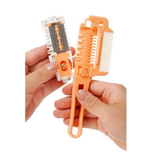 ツーウェイ・ダイヤルヘアカッター クシ付 オレンジ MB-306 ( 1コ入