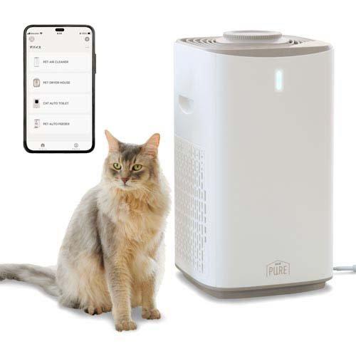 PURE PET AIR CLEANER ペット用集毛・消臭機 ( 1個 ) : 爽快ドラッグ