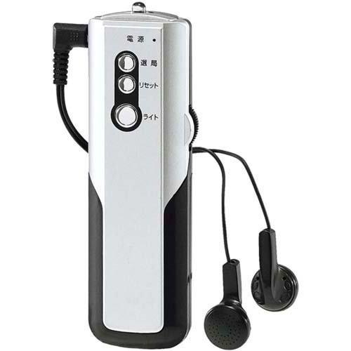 カクセー スティックワイドFMラジオ シルバー STI-108 ( 1個 )