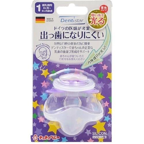 チュチュベビー 蓄光デンティスター1 出っ歯になりにくい 授乳期用 0ヶ月 6カ月頃 1コ入 チュチュベビー 爽快ドラッグ 通販 Yahoo ショッピング