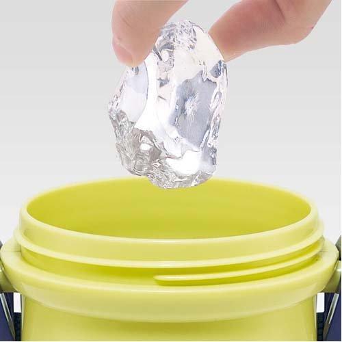 ワンタッチ プラスチック 水筒 直飲み 480ml ディノザウルスピクチャー