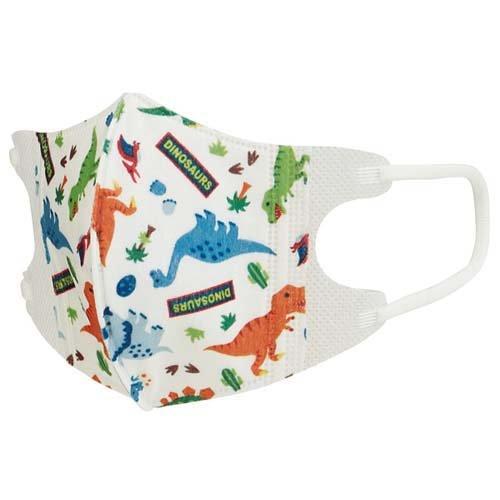 ベビー 子供用 不織布 立体マスク 箱入り 2〜3才用 ディノサウルス恐竜