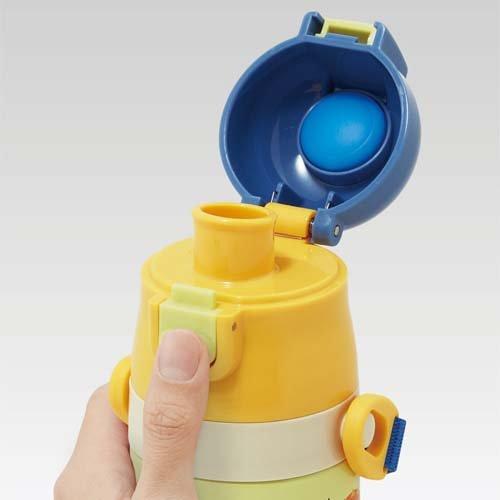 2WAYステンレス 子供用水筒 直飲み＆コップ飲み ディノサウルス 恐竜柄