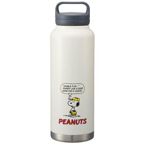 【新品未使用】klean kanteen スヌーピー ステンレス製ボトル スクリューハンドル 真空ステンレスボトル 1200ml スヌーピー 野球