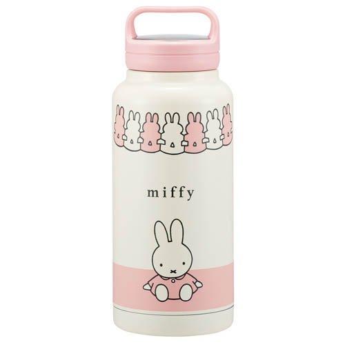 スクリューハンドル 真空ステンレスボトル 大容量 1000ml ミッフィー