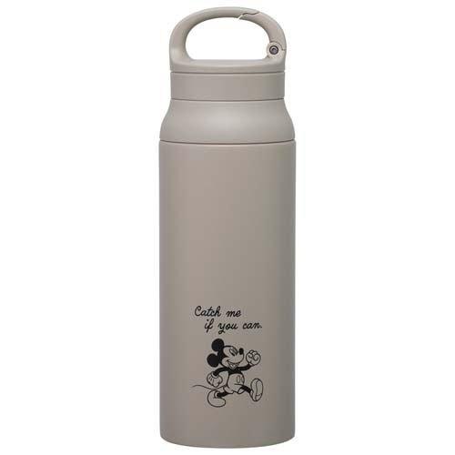 カラビナステンレス保冷ボトル 600ml ディズニー ミッキー ロゴ STBC6