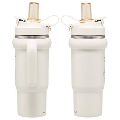 ハンドル付ストロータンブラーボトル 830ml ディズニー プーさん ロゴ