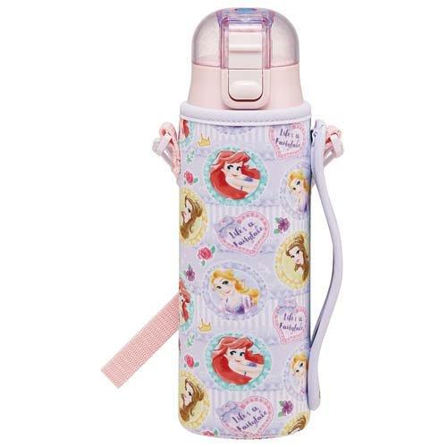 直飲み保冷ボトル カバー付 470ml ディズニー プリンセス 26 KSDC4 ( 1