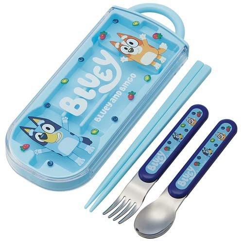 トリオカトラリーセット 子供 おはし スプーン フォーク ブルーイ