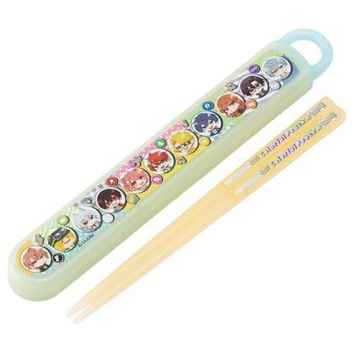 携帯スライド箸箱セット 16.5cm カラフルピーチ 2026 ABS2AM ( 1セット