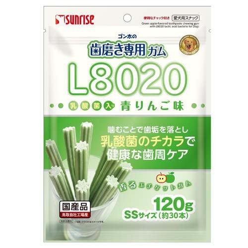 ゴン太の歯磨き専用ガム SSサイズ L8020乳酸菌入り 青りんご味 ゴン太の歯磨き専用ガム SSサイズ L8020乳酸菌入り 青りんご味