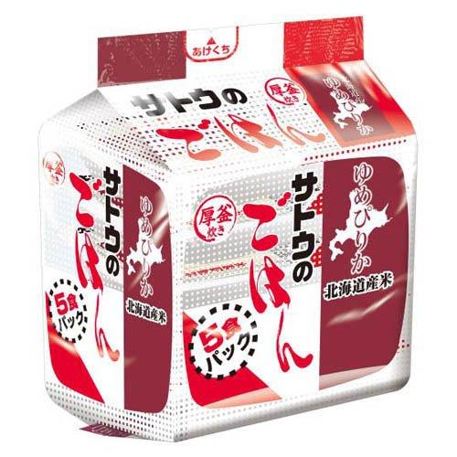 北海道産ゆめぴりか ( 200g×5食パック )/ サトウのごはん : 爽快