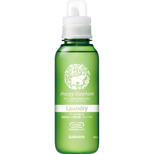 ハッピーエレファント 液体洗たく用洗剤コンパクト 本体 ( 600ml