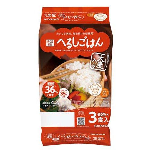 サラヤ　へるしごはん 150g 3個パック24パック賞味期限2026年9月9日 へるしごはん 炊飯パック ( 150g×3食入 ) : 爽快ドラッグ - 通販
