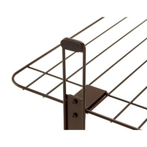 伸縮スタンド簡易ペットゲート 120-180 ブラウン ( 1コ入