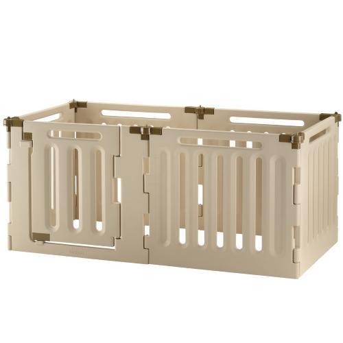 リッチェル ペット用 3ウェイサークル 6面70H ベージュ ( 1台 ) : 爽快