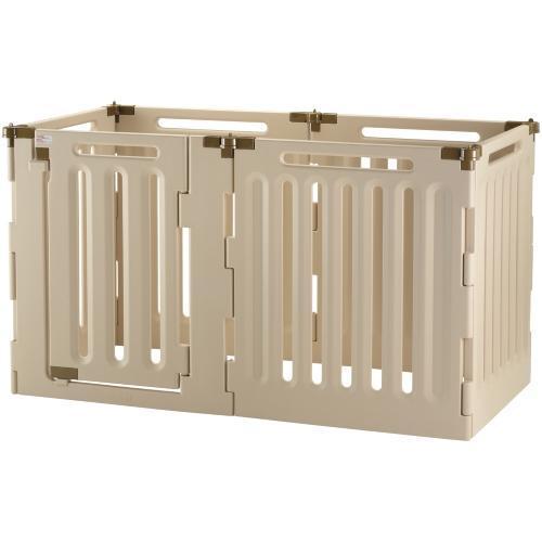 リッチェル（Richell） ペット用 3ウェイサークル 6面90H ベージュ ( 1