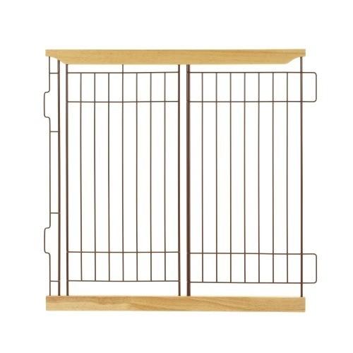 リッチェル 木製スライドペットサークル ワイド仕切り ナチュラル ( 1