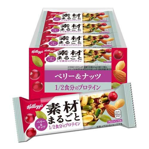 企画品)素材まるごとプロテインバー ベリー＆ナッツ ( 12本