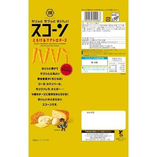 湖池屋 Largeサイズ スコーン とろけるクアトロチーズ ( 170g×12