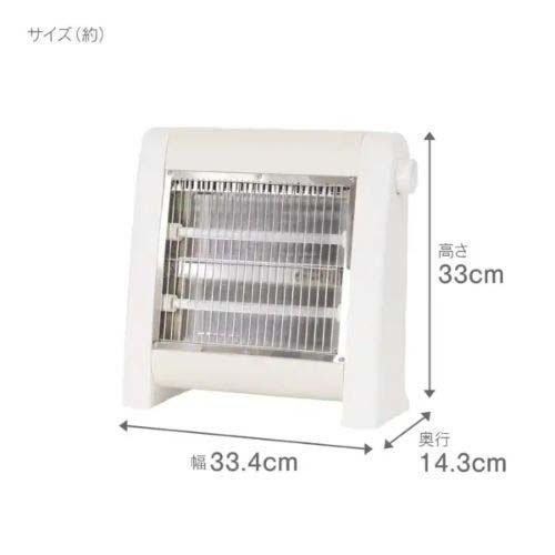 ゼピール 電気ストーブ 800W ZDQ-08B-W ( 1台 ) : 爽快ドラッグ - 通販