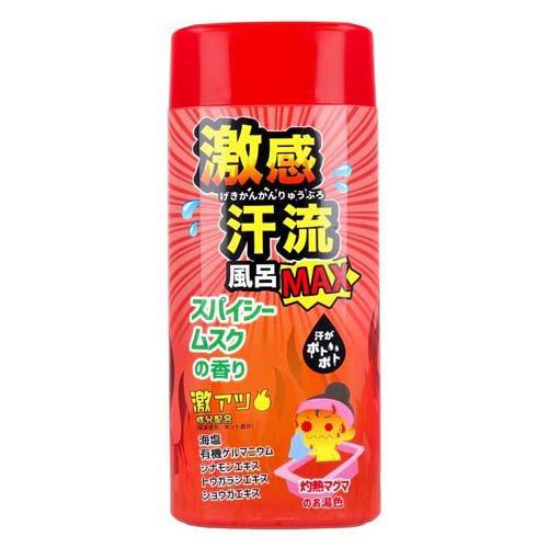 激感汗流風呂MAX スパイシームスクの香り ( 350g ) : 爽快