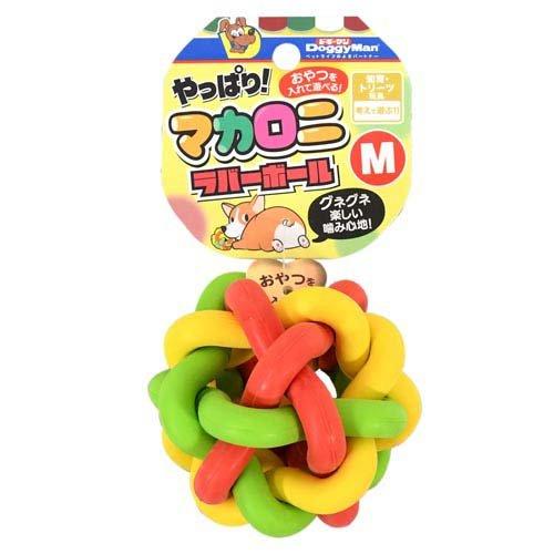 ドギーマン やっぱり！マカロニラバーボール М ( 1個 )/ ドギーマン