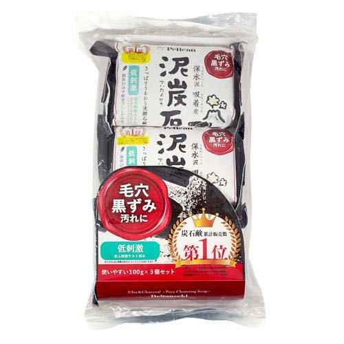 ペリカン石鹸 泥炭石めざめるん ( 100g×3個入 )/ 泥炭石シリーズ