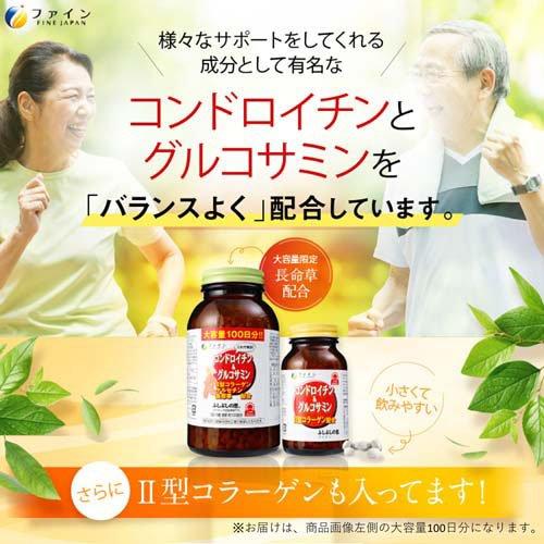 ファイン コンドロイチン＆グルコサミン 100日分 ( 150mg*1500粒 )/ 2