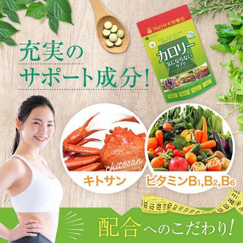 カロリー気にならない 大容量品 ( 200mg*375粒 )/ ファイン 糖質 脂質