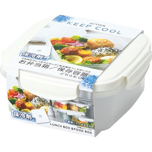 アクティア 保冷剤付フードボックス 正方形 D-6509 ( 1個 ) : 爽快