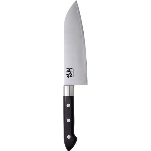毘剣 (ひけん) ステンレス 割り込み 3本鋲 三徳包丁 約16.5cm F-2366