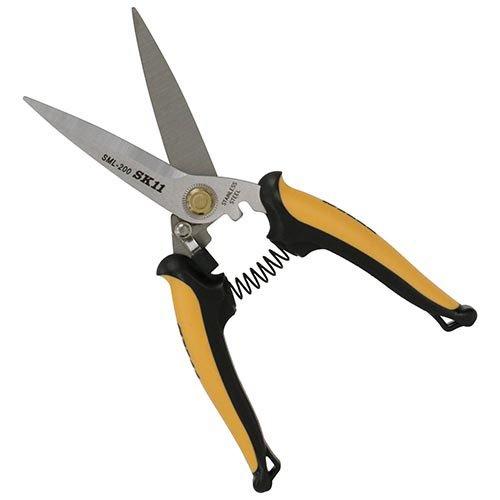 藤原産業 SK11 万能はさみ ロング 落下防止コード用穴付 藤原産業 SK11 万能はさみ ロング 落下防止コード用穴付
