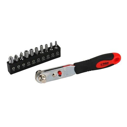 E-Value ラチェットドライバーセット トルクスネジ対応 ERD-128 ( 1