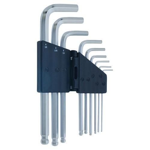 SK11 ボールポイント六角棒レンチセット 9本組 セミロング SLBW09ISL