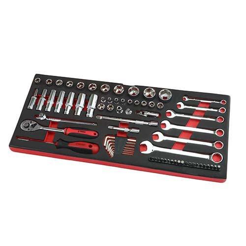 E-Value 整備工具セット 80点 チェスト レッド EST-2680RE ( 1セット