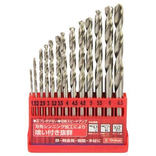 どらごんあいさん専用　3本セット E-Value 鉄工用ドリルセット ETD-13S ( 13本組 )/ : 爽快ドラッグ