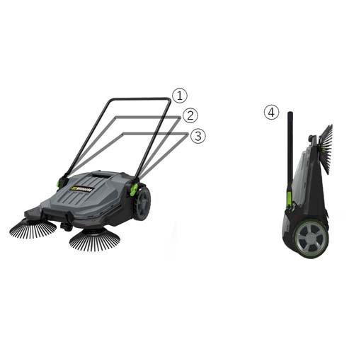 Vittorio(ヴィットリオ) スイーパー(歩行手押式清掃機) ZSP-20 ( 1個