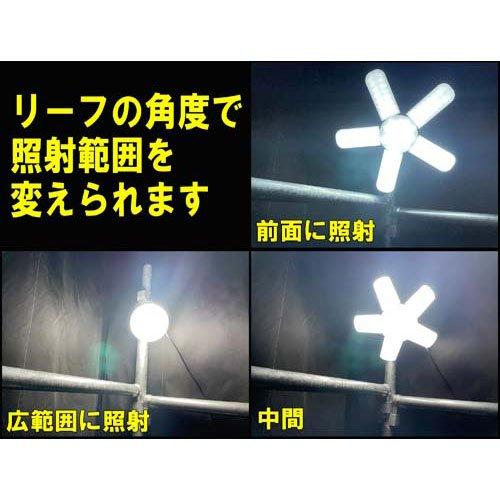 藤原産業 SK11 コード式LEDリーフライト2(作業灯・LEDライト) 60W 屋内