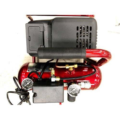 SK11 オイルレスエアコンプレッサー 100V 4L SR-045 SR-L04SPT-01 ( 1