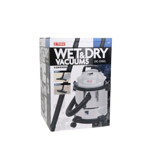 E-Value 乾湿両用掃除機・ブロワー機能付 ステンレスタンク 12L EVC