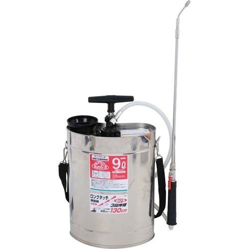 セフティー3 肩掛けロングタッチ半自動噴霧器 9L 樹脂ポンプ
