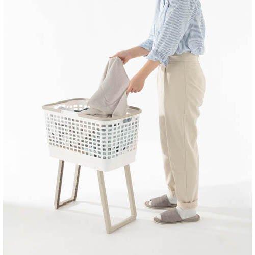 もっと腰らくバスケット ワイド ホワイト ( 1個 ) : 爽快ドラッグ