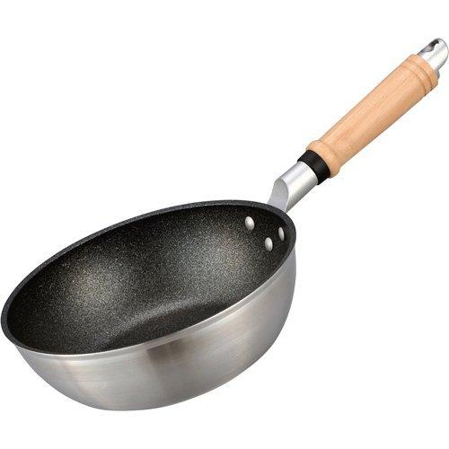 北陸アルミニウム マイスタープレミアム ディープパン 22cm ガス 軽量