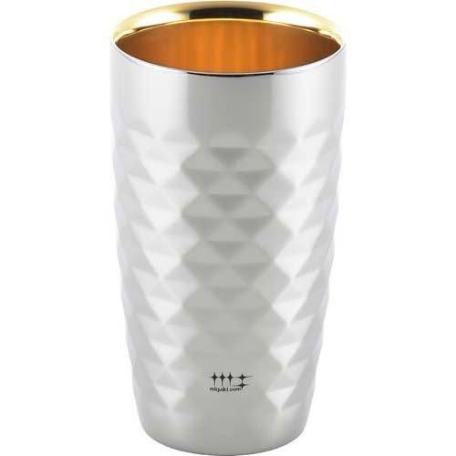 ヨシカワ 磨き屋シンジケート ビアタンブラー 370ml 2重ダイヤタンブラー YJ2718 ( 1個 )